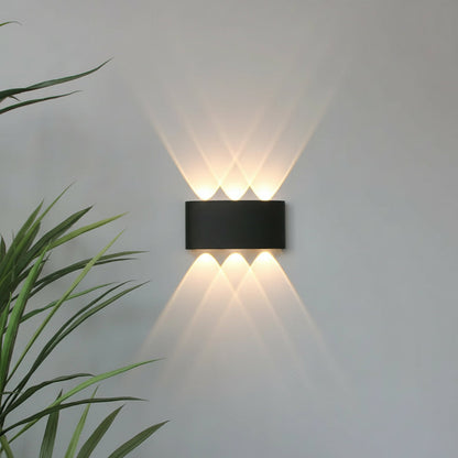 Contemporary Waterproof LED Wall Sconce for Outdoor Up and Down Lighting
