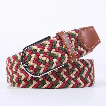 Stretchy Casual Belt Crafted from Elastic Fabric