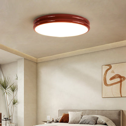 Flush Mount Fixture with Contemporary LED Ceiling Light