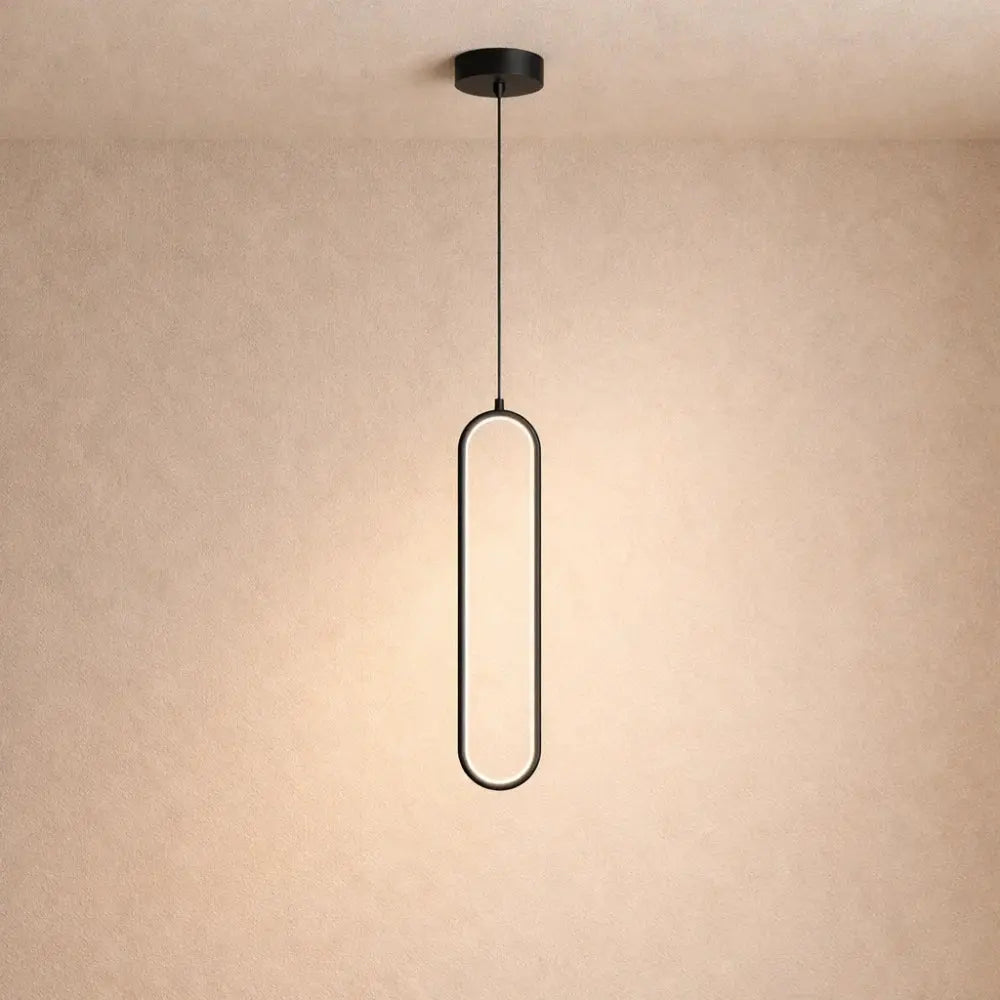 Warm Ambient Lighting Slim LED Hanging Light Fixture