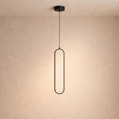 Warm Ambient Lighting Slim LED Hanging Light Fixture