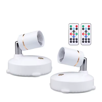 Remote-Controlled RGB Lamp with 16 Color Options