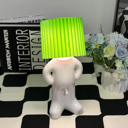 Figurine-Shaped Desk Lamp - Unique Design for Home or Office