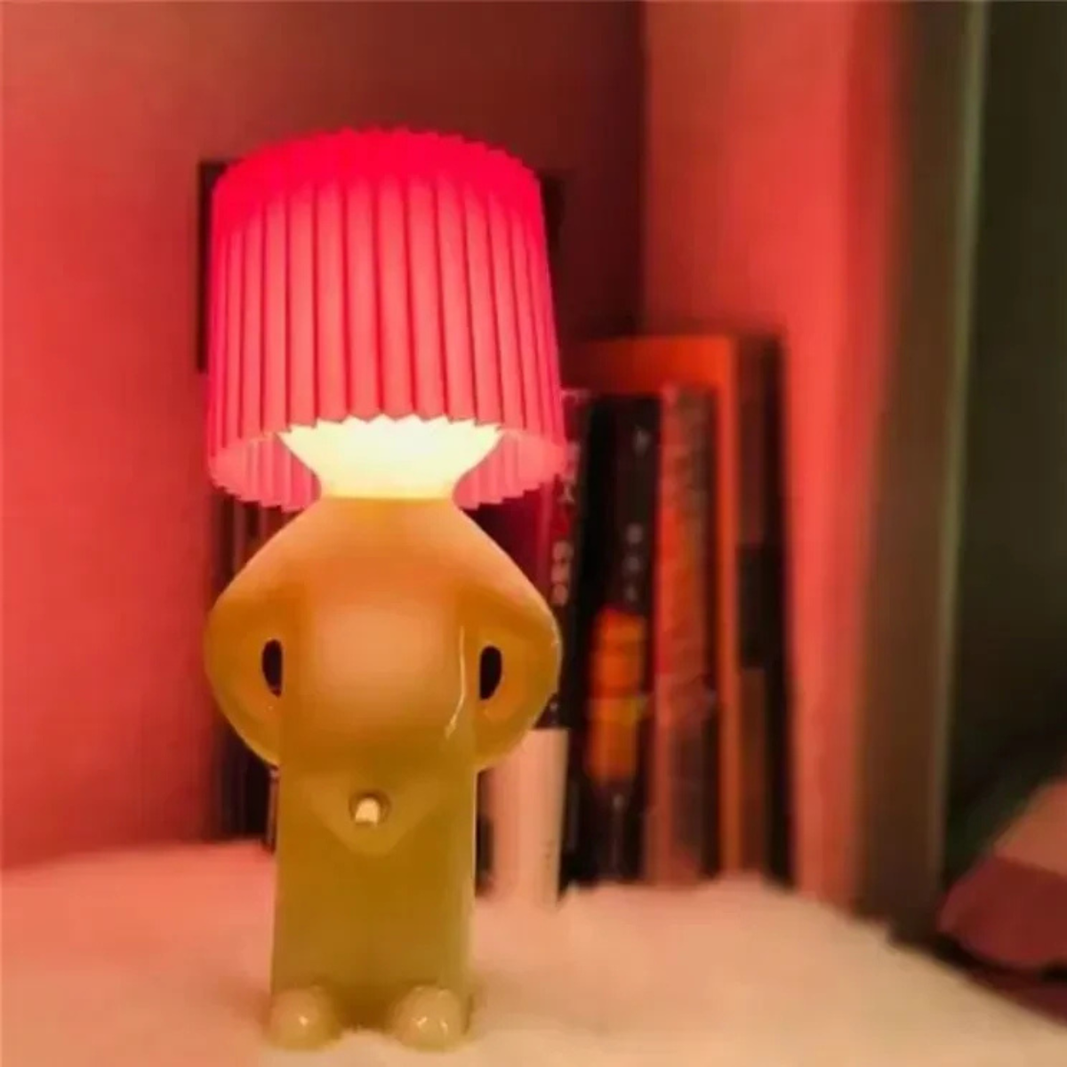 Figurine-Shaped Desk Lamp - Unique Design for Home or Office