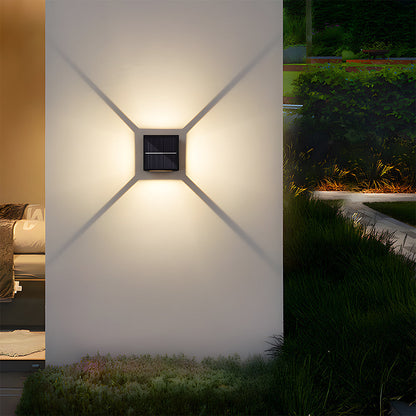 Square Solar Outdoor Lights with LED – Wireless and Waterproof Design