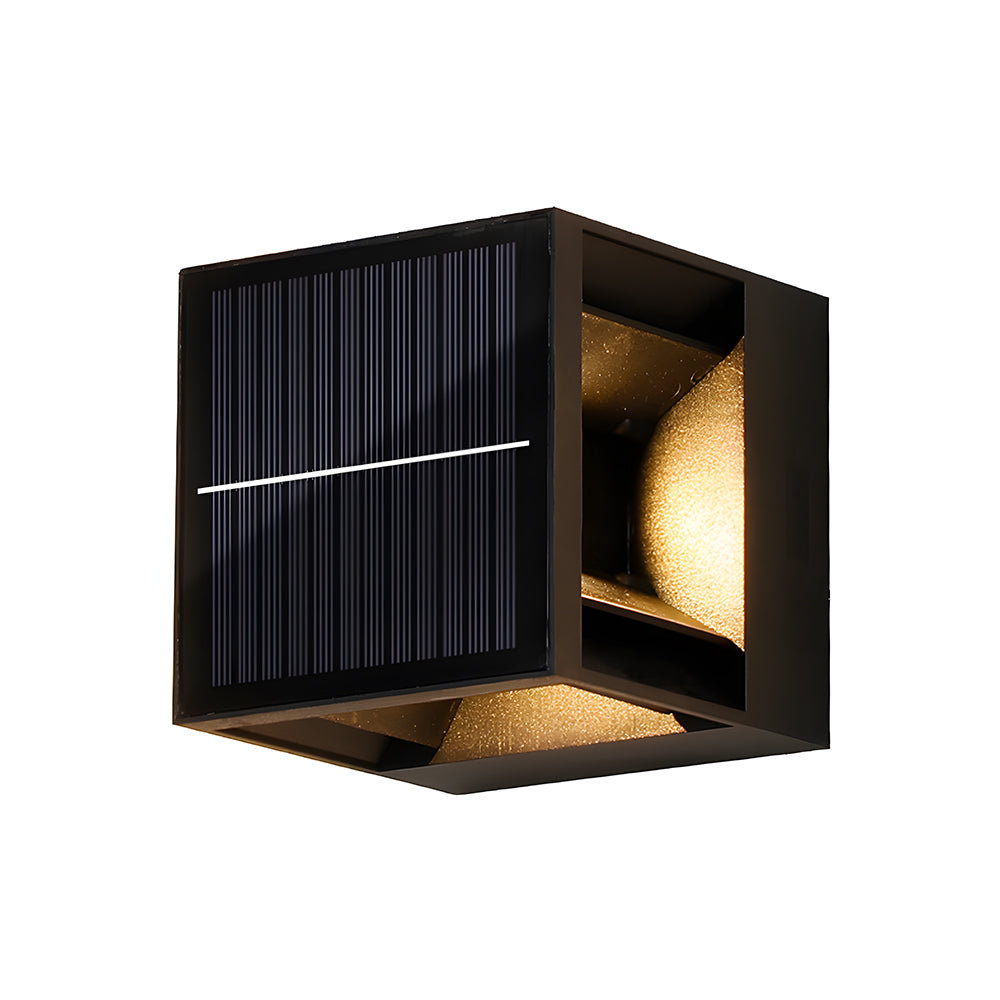 Square Solar Outdoor Lights with LED – Wireless and Waterproof Design
