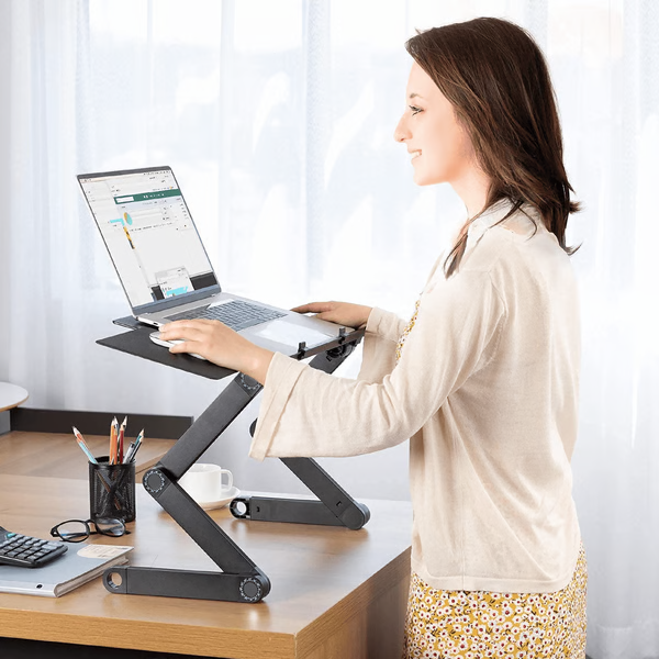Adjustable Laptop Stand | Ventilated Design for Comfort