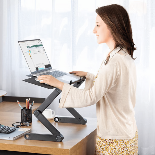 Adjustable Laptop Stand | Ventilated Design for Comfort
