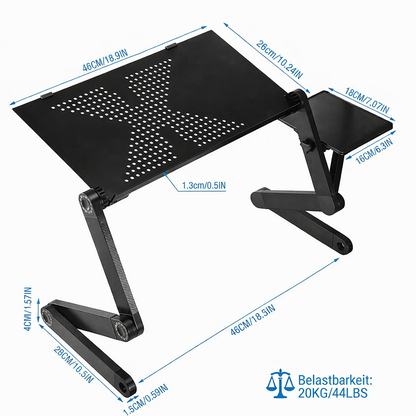 ErgoLift Pro | Adjustable Height & 360° Rotation | Optimize Your Posture