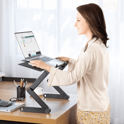 ErgoLift Pro | Adjustable Height & 360° Rotation | Optimize Your Posture