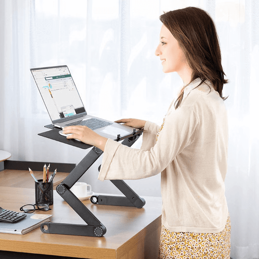 ErgoLift Pro | Adjustable Height & 360° Rotation | Optimize Your Posture