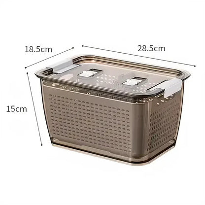 Large Capacity Storage Basket for Refrigerator - Multifunctional Organizer