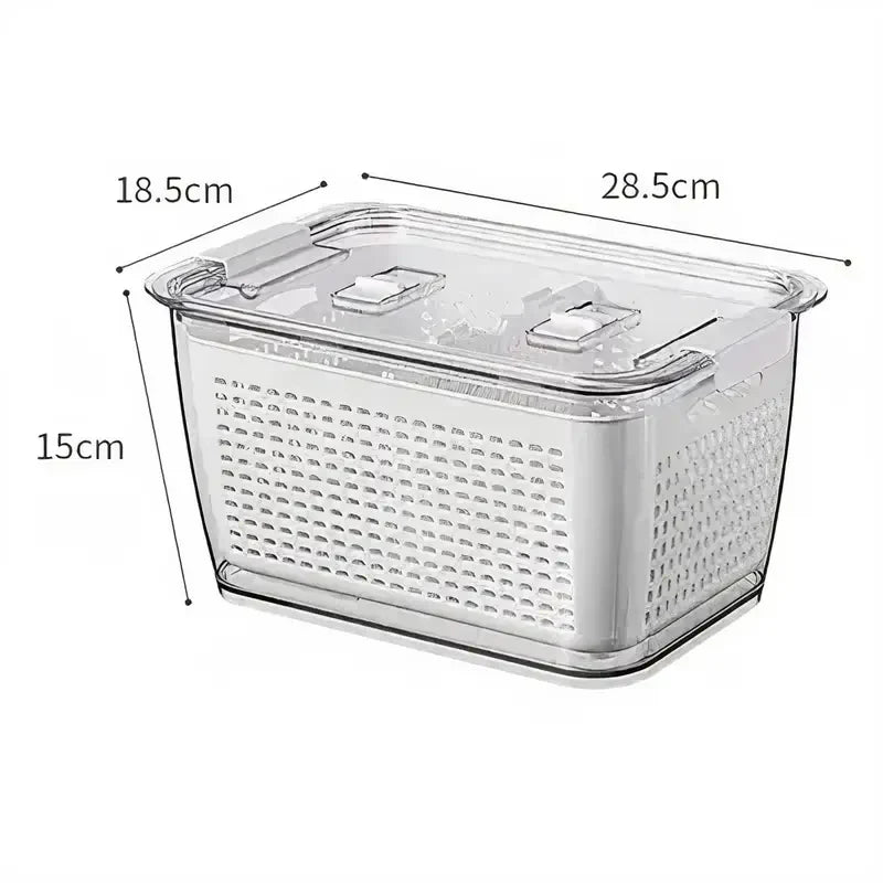 Large Capacity Storage Basket for Refrigerator - Multifunctional Organizer