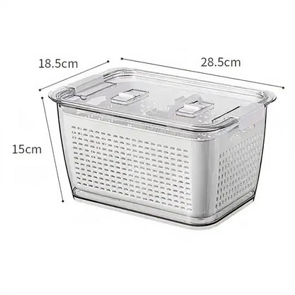 Large Capacity Storage Basket for Refrigerator - Multifunctional Organizer