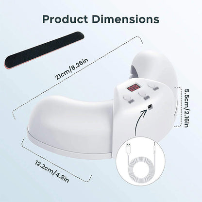 Nail Treatment Device with Laser Technology – Red & Blue Light for Fungal Nails