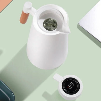 Insulated Thermos Flask with Smart Temperature Display for Hot & Cold Beverages