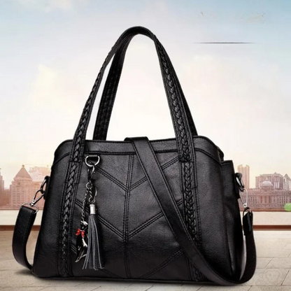 Chic Leather Tote | Women's Handbag | Spacious & Stylish