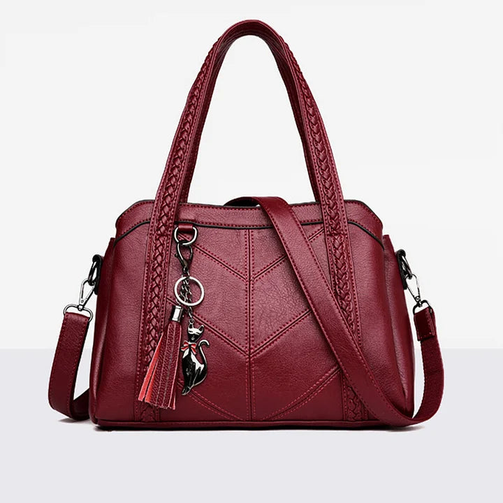 Chic Leather Tote | Women's Handbag | Spacious & Stylish