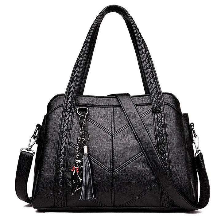 Chic Leather Tote | Women's Handbag | Spacious & Stylish