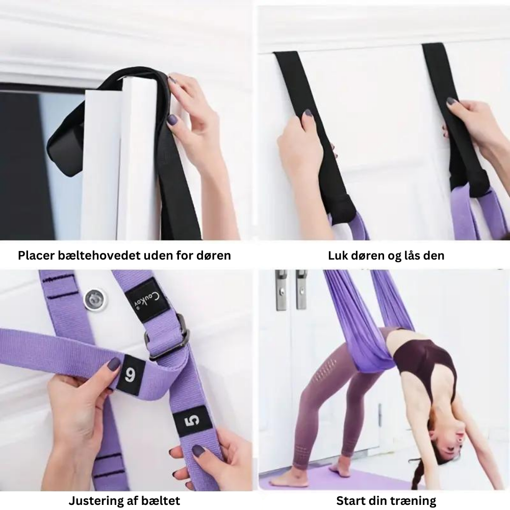 FlexiStretch Pro - Adjustable Yoga Strap for Full-Body Workout