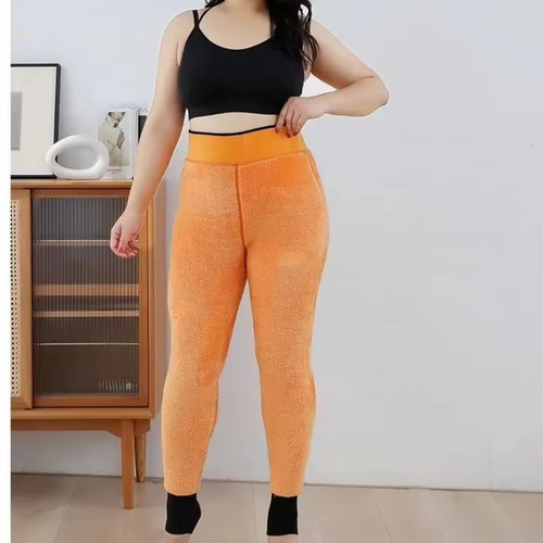 Cozy Plus-Size Women's Leggings in Soft, Warm Fabric