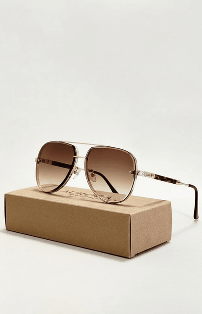 UV400 Anti-Reflection Aviator Sunglasses