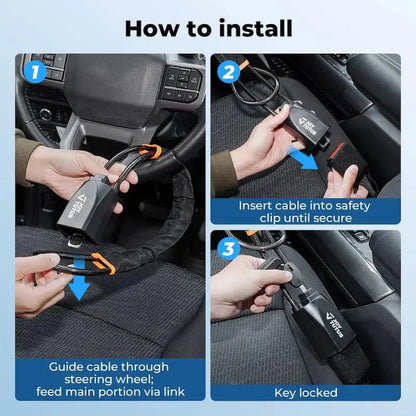 Ultimate Steering Wheel Lock | Unbreakable Vehicle Protection