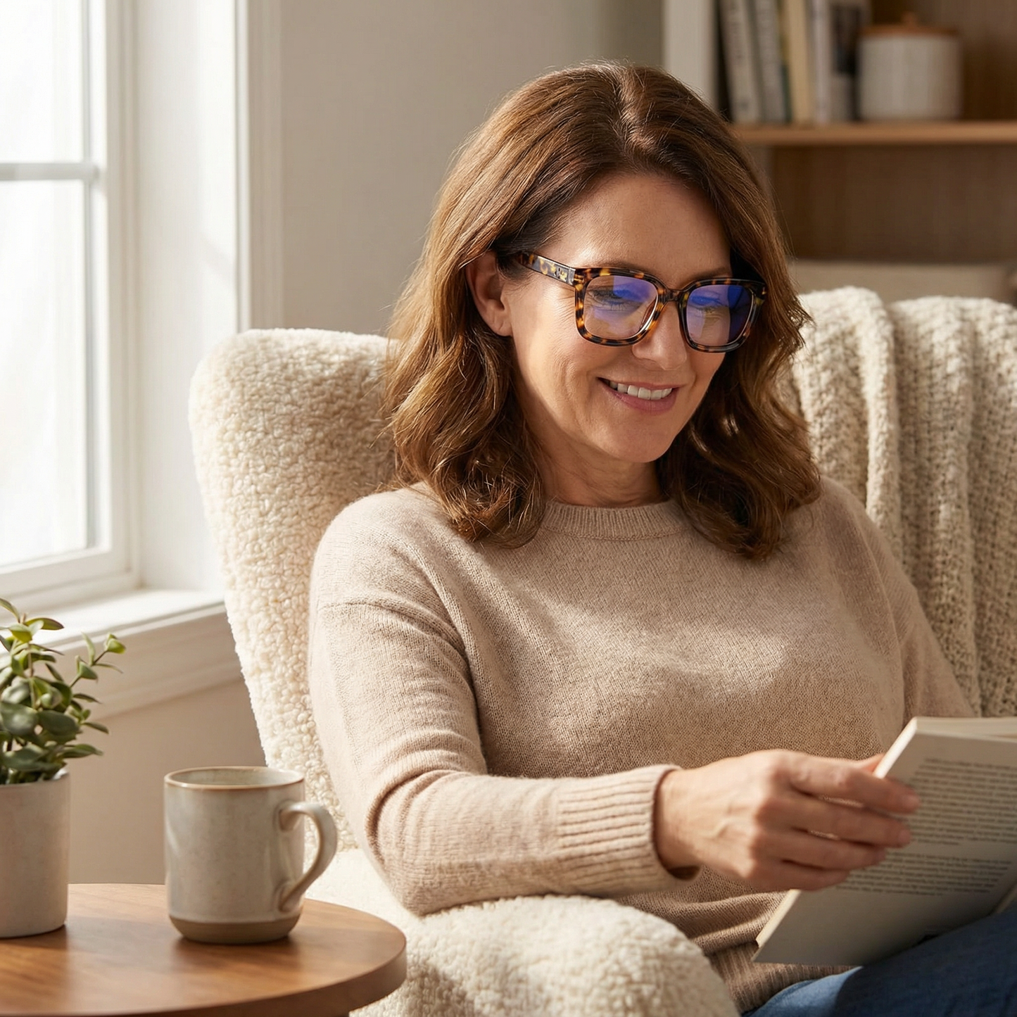 VisionGuard | Clear Lens Oversized Glasses for Screen Use