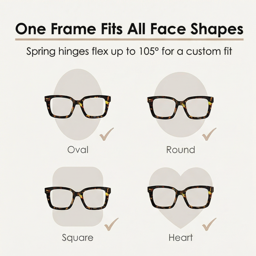 VisionGuard | Clear Lens Oversized Glasses for Screen Use