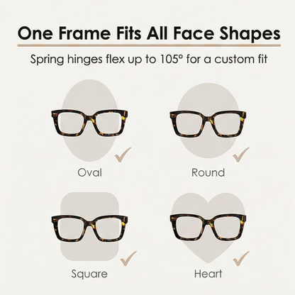 VisionGuard | Clear Lens Oversized Glasses for Screen Use