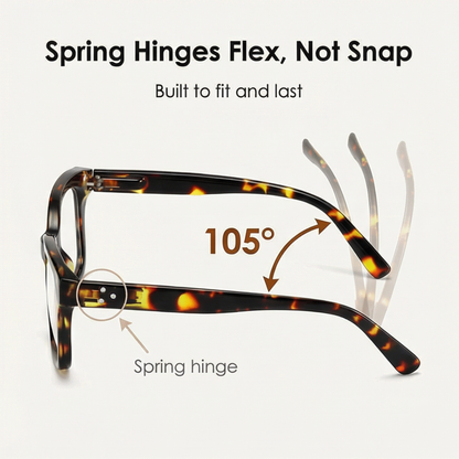 VisionGuard | Clear Lens Oversized Glasses for Screen Use