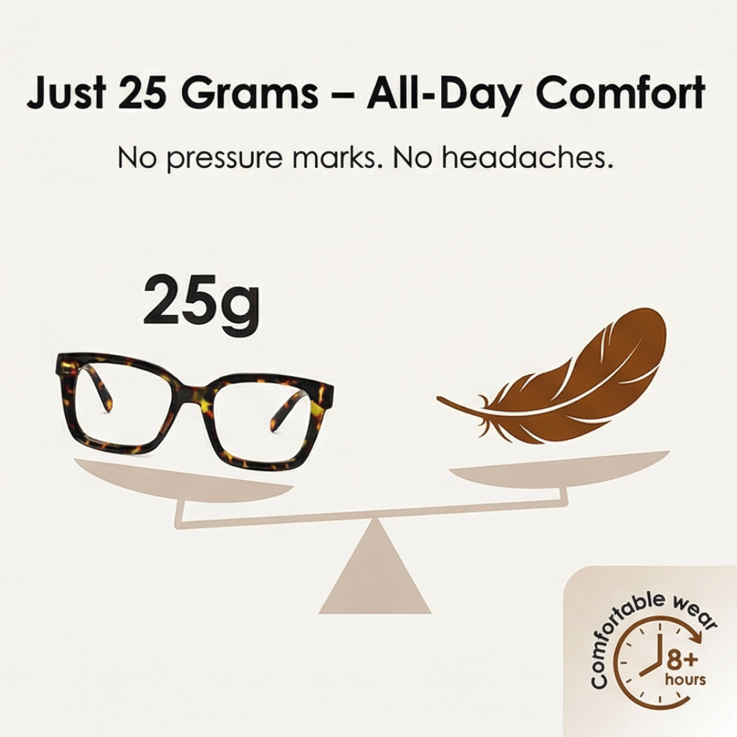 VisionGuard | Clear Lens Oversized Glasses for Screen Use