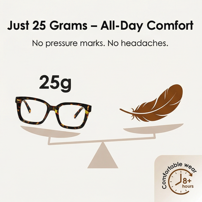 VisionGuard | Clear Lens Oversized Glasses for Screen Use