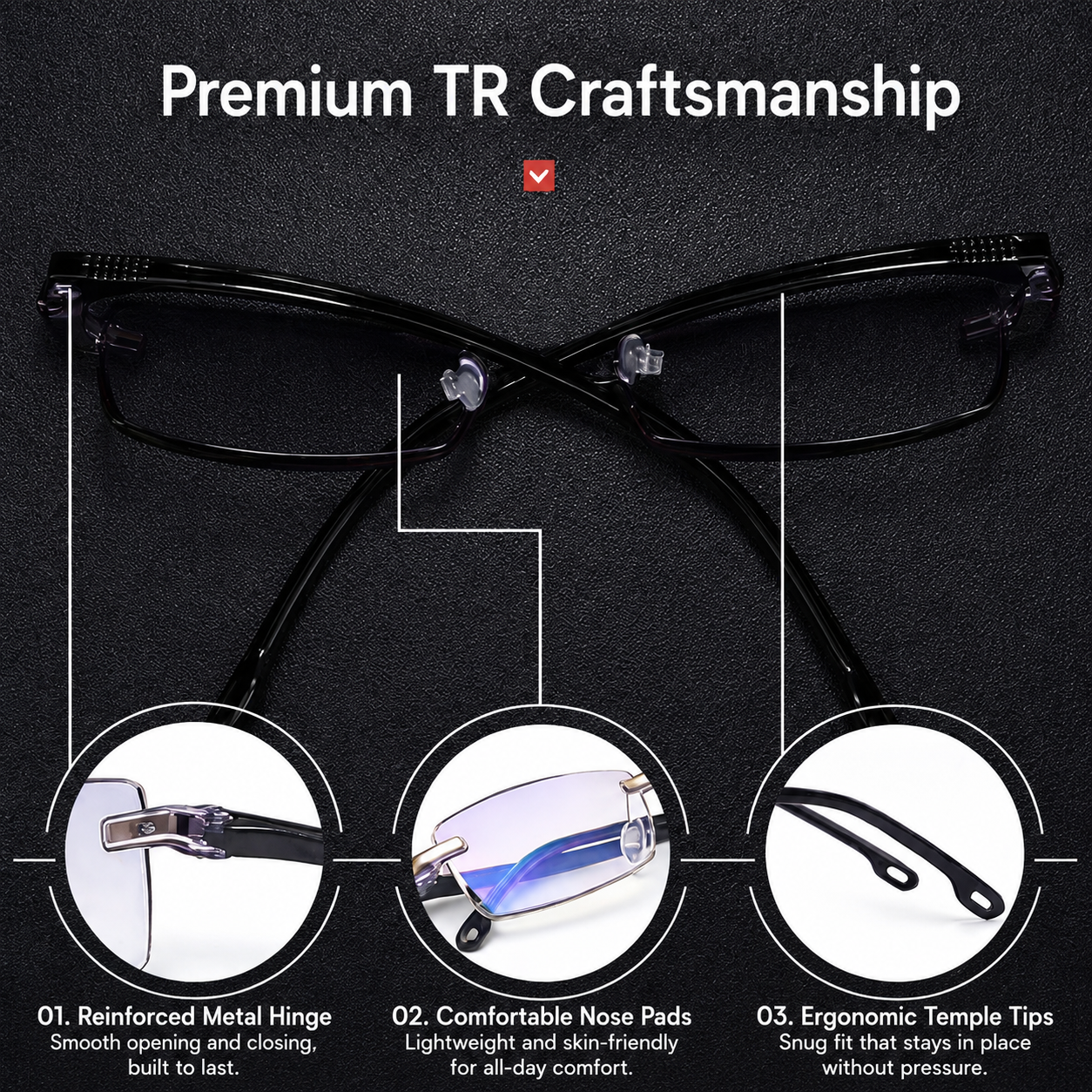 Visionary Lens | Multifocal Clarity | Blue Light Defense | Ultra-Lightweight & Frame-Free