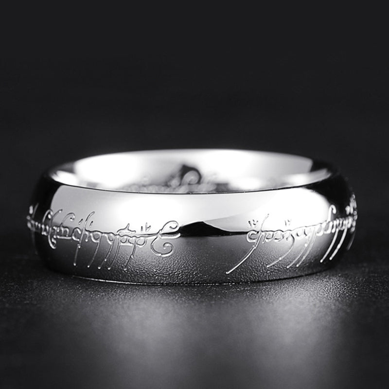 Luminous Rune Ring with Enchanted Glow