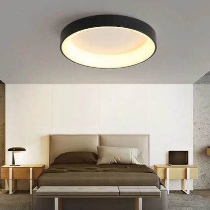 Round LED Ceiling Light in Nordic Style – Perfect for Living Areas