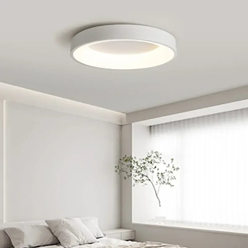 Round LED Ceiling Light in Nordic Style – Perfect for Living Areas
