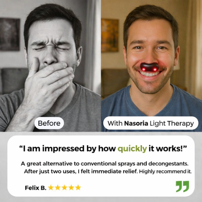 Revitalizing Light Therapy Device | Wireless Comfort for Nasal Relief