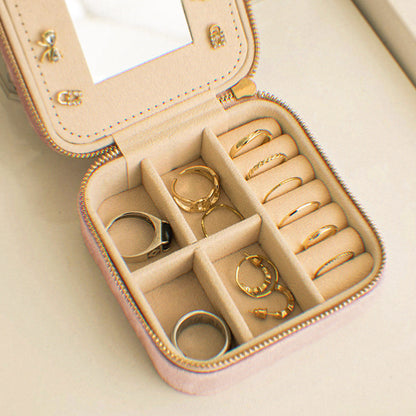 Chic Travel Jewelry Organizer