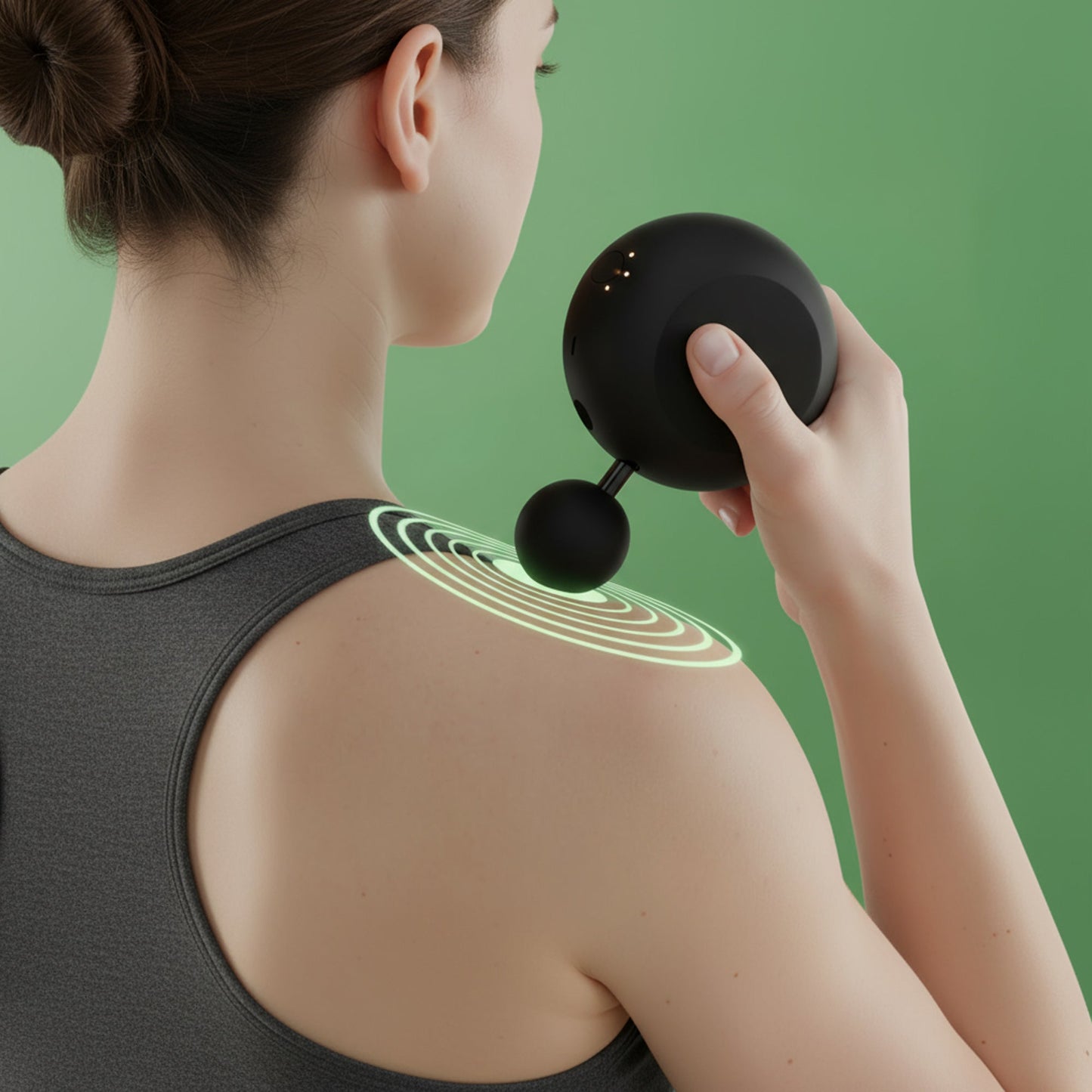 Compact Muscle Relief Massage Device for On-the-Go Comfort