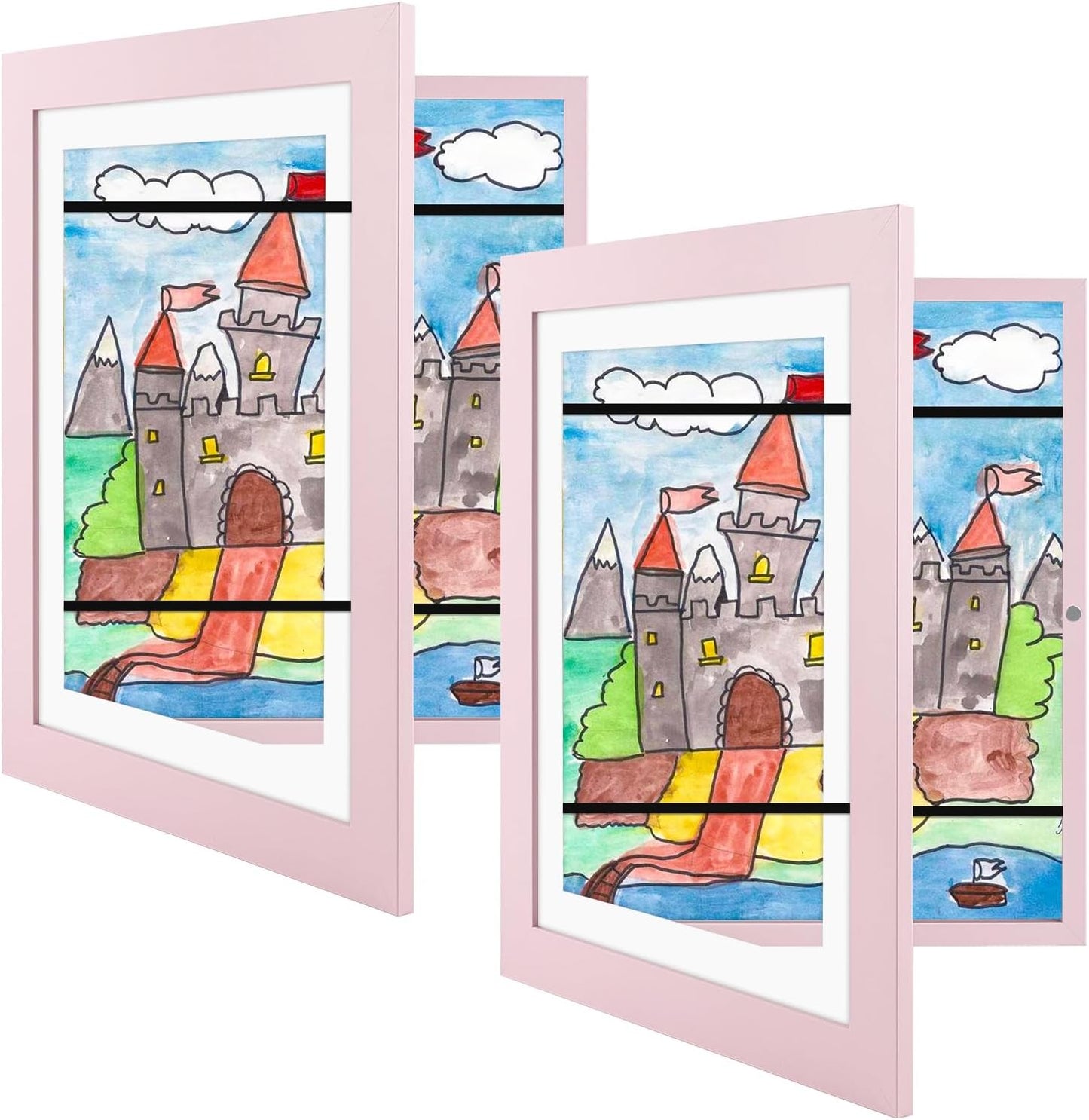 Magnetic Frame for Creative Display of Children's Artwork