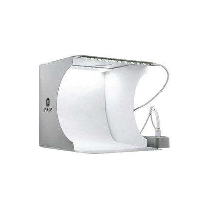 Compact Photo Studio Set with LED Lights and 6 Backdrops
