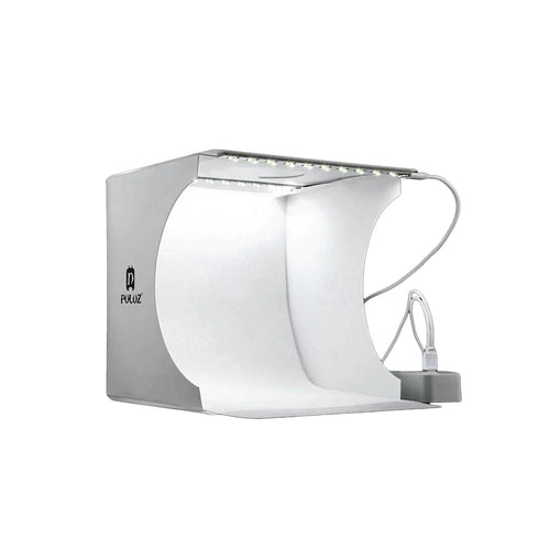 Compact Photo Studio Set with LED Lights and 6 Backdrops