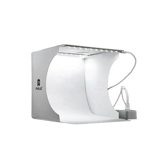 Compact Photo Studio Set with LED Lights and 6 Backdrops