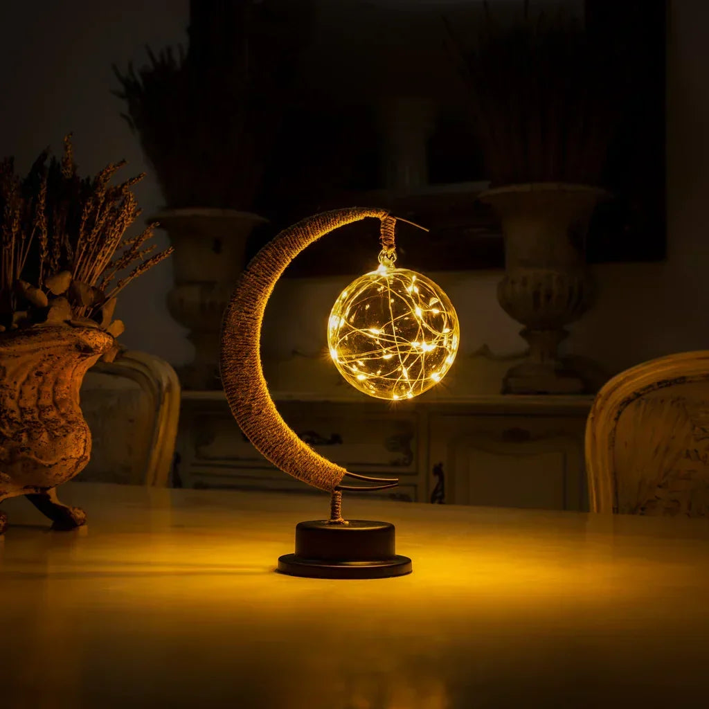 Celestial Charm Table Lamp – Enchanting Lunar Illumination