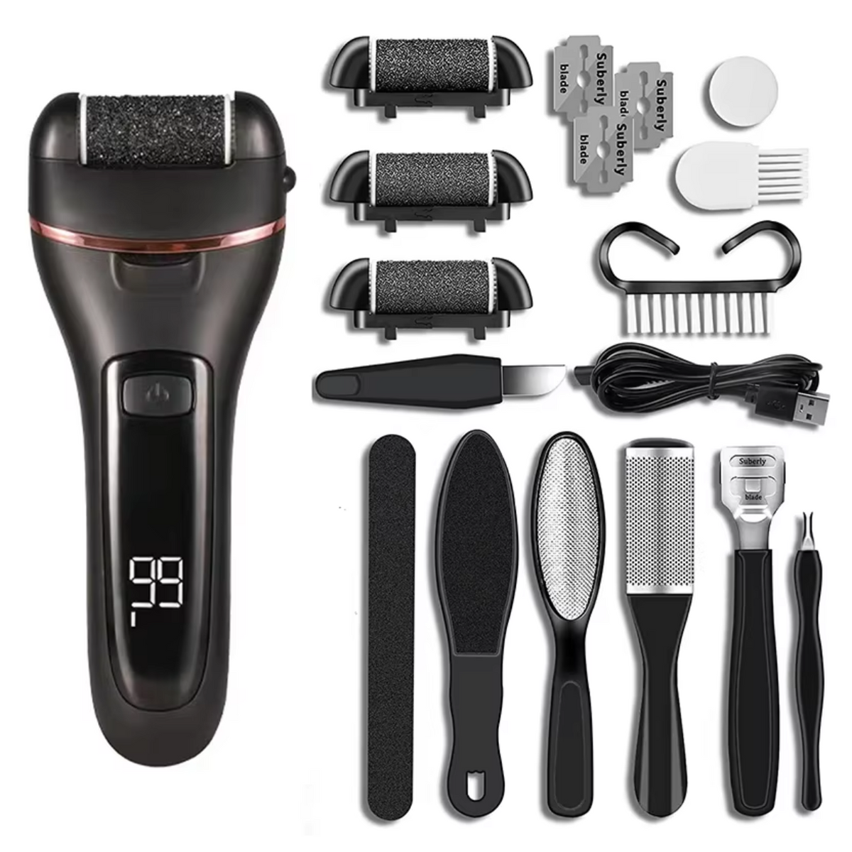 Efficient Electric Foot File for Easy Pedicure