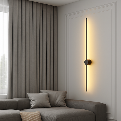 Modern Wall Light Fixture - Sleek Linear LED Design for Indoor Spaces