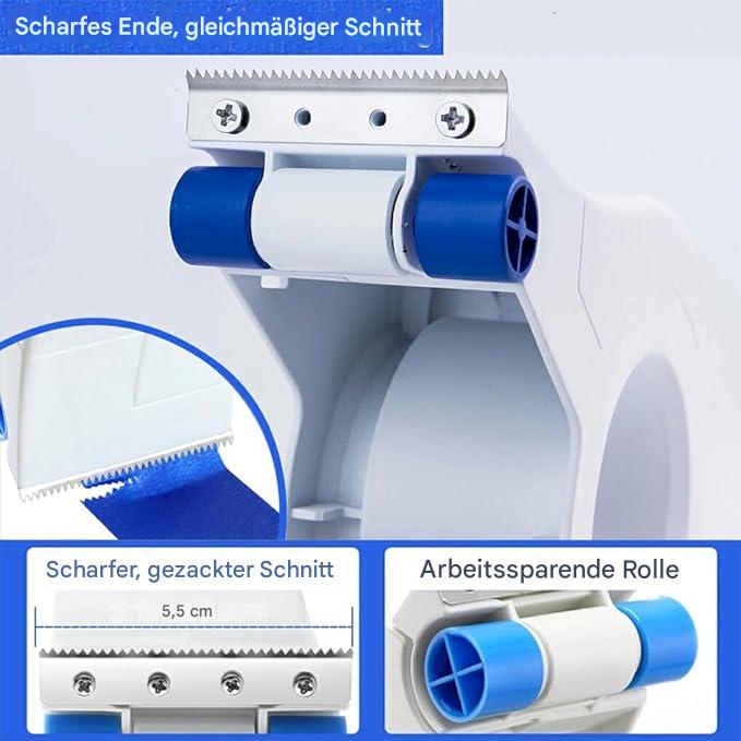 Color Band Applicator for Clean Edges with Cutter and Rollers