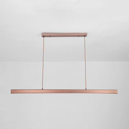 Linear LED Pendant Lighting Fixture for Dining and Living Areas