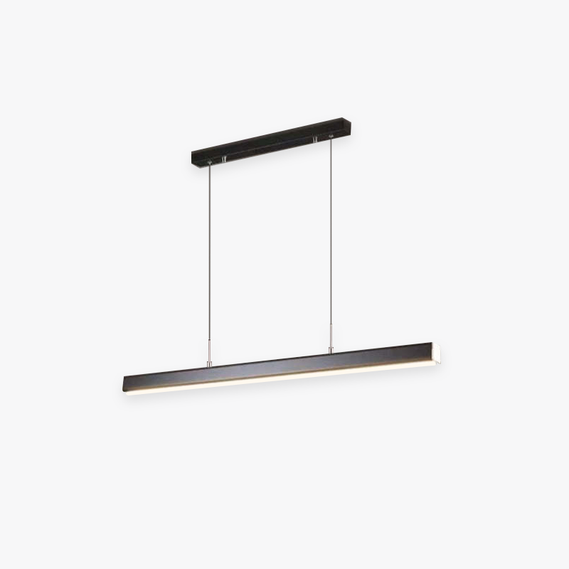 Linear LED Pendant Lighting Fixture for Dining and Living Areas